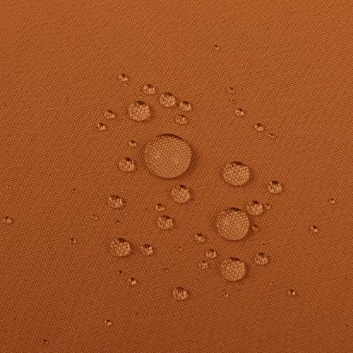 ALYVIA SPRING Extra Long Fabric Shower Curtain or Liner Burnt Orange, 72x84