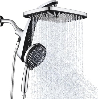 Rain Shower Head with Handheld Showerhead, Chrome 1.75GPM 460311
