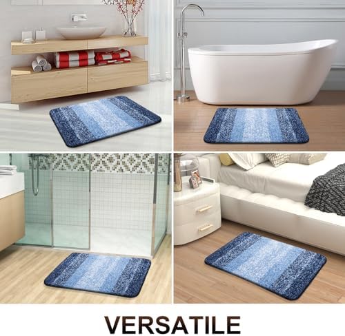 OLANLY Bathroom Runner Rug 59x24, Extra Soft Absorbent Microfiber Bath Rugs