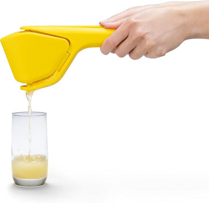 Dreamfarm Original Lemon Fluicer Easy-Squeeze Fold-Flat Citrus Juicer - 10 Inch, Suits Lime & Lemon