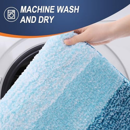 OLANLY Bathroom Runner Rug 59x24, Extra Soft Absorbent Microfiber Bath Rugs