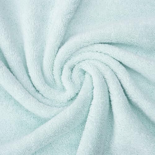 American Soft Linen Salem Washcloth Sets, 4 Piece Luxury 600 GSM 100% Cotton Washcloths for Bathroom, 13x13 inches Washrags Premium Quality Hand Face Towels, Mint