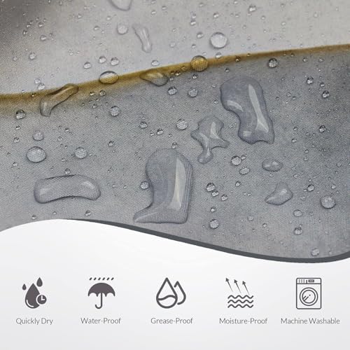 Grey Marble Shower Curtain, Modern Abstract Luxury Grey Gold Ink Texture Watercolor Art Bathroom Curtains Ombre Machine Washable Waterproof Fabric Bathtub Curtain Set with Hooks 72" Wx72 L