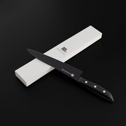 SASUGA Lightweigth Japanese Gyuto Chef’s Knife 210mm – Made in Japan | Molybdenum-Vanadium Stainless Steel | Razor-Sharp, Rust-Resistant Blade for Meat, Fish & Vegetables