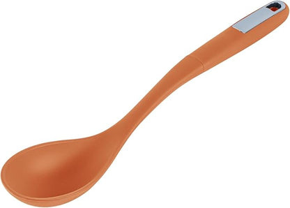 Restaurantware Silicone Utensil Set Pack of 10 Non-Slip Handle 6-Piece Kitchen Tool Set, Heat-Resistant Dishwasher-Friendly Cooking Accessories, Durable Orange Cooking Utensils