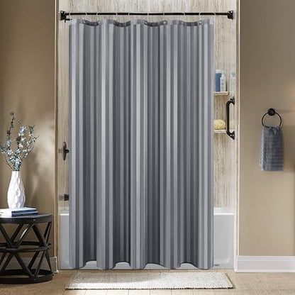 Fabric Shower Curtain Liner 72x72 Inch-Standard Size Cloth Shower Liners