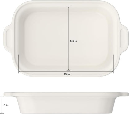 4 Quart Casserole Programmable Slow Cooker with Ceramic Baking Dish - Perfect Kitchen Small Appliance for Family Dinners, Oven Safe and Durable Bakeware for Lasagna, Roasts, Oatmeal