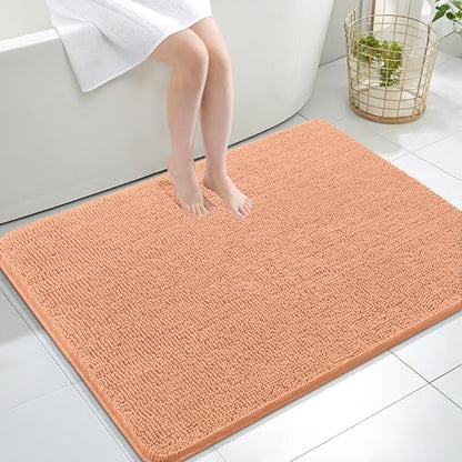 OLANLY Large Bathroom Rugs 40x32, Extra Soft Absorbent Chenille Bath Rugs