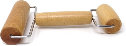 Honbay 1PCS Double Ended Wooden Roller for Dough, Pottery, Clay, Diamond Painting