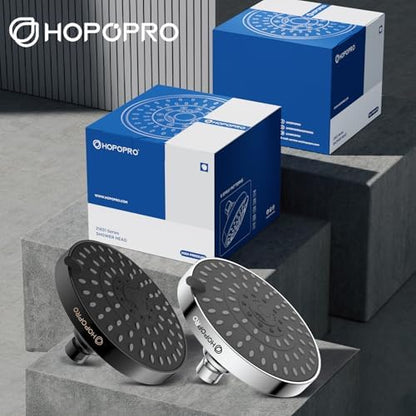 High Pressure Shower Head, HOPOPRO 5-Mode Fixed Showerhead, NBC Recommended