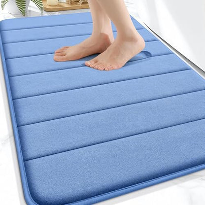 OLANLY Memory Foam Bath Mat 32x20, Super Soft and Absorbent Bathroom Rugs