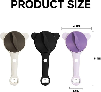 2026 New 4-in-1 Jar Opener, Adjustable Jar Opener for Seniors (Black)