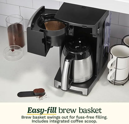 Cuisinart Personal Brew 10-Cup Thermal Coffee Maker, Fully Automatic Programmable Coffee Machine with Hot or Over Ice Options, Brew Strength Control, 52 Ounce Removable Water Reservoir, DCC-10