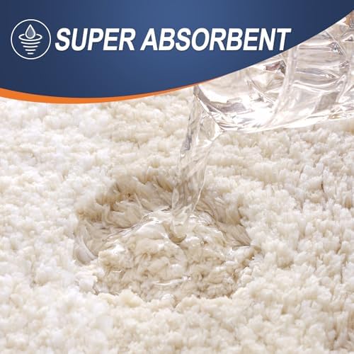 OLANLY Bathroom Runner Rug 54x24, Extra Soft Absorbent Microfiber Bath Rugs
