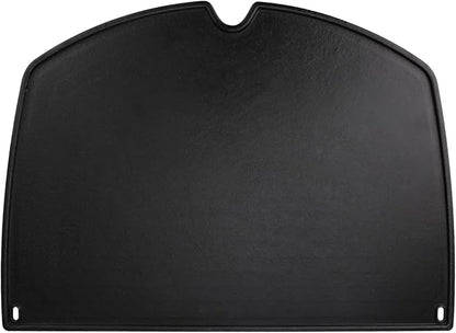 For Weber Q Griddle, 6506 Cast Iron Griddle for weber Q300 Q320 Q3000 Q3100 Q3200 Series Gas Grills Parts, Grill Griddle Insert for 57060001 586002 426001 56010049 404341, 17.8" x 12.4"