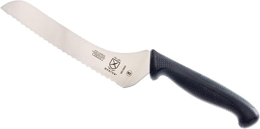 Mercer Culinary Millennia Black Handle Offset Bread Knife, 7-Inch