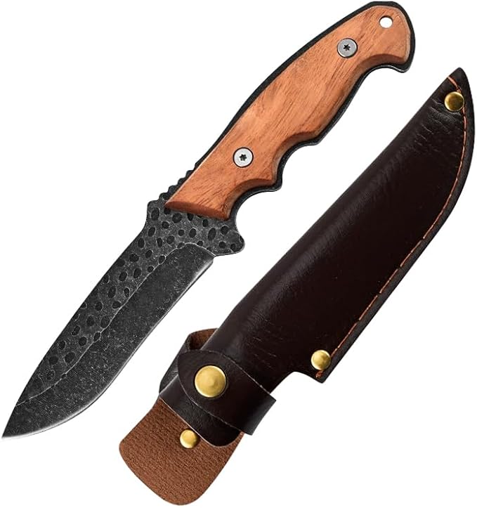 Chef Knife for Meat Cutting,9.2" Stainless Steel Bone Cutting,Sharp and Flexible,Suitable for Processing of Meat,Poultry and Chicken,Meat Cleaver for Kitchen,Camping,Outdoor,BBQ