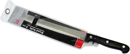Chef Craft Select Bread Knife, 8 inch blade 13.5 inches in length, Stainless Steel/Black