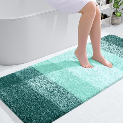 OLANLY Large Bathroom Rugs 50x30, Extra Soft Absorbent Microfiber Bath Rugs