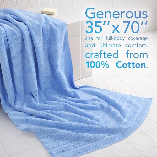 American Soft Linen 100% Cotton Luxury Turkish Towels, 35x70 XL Bath Sheet