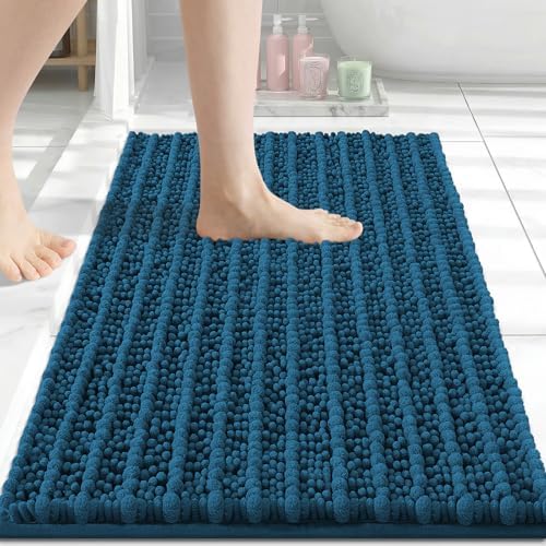 Arotive Bathroom Rugs Mat 24x16, Soft Absorbent Chenille Shaggy Bath Mat