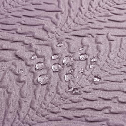Gibelle 72x84 Extra Long Shower Curtain, Ombre Lavender 3D Embossed Half Bath Curtain
