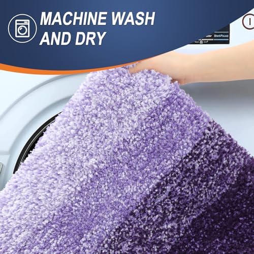 OLANLY Large Bathroom Rugs 50x30, Extra Soft Absorbent Microfiber Bath Rugs