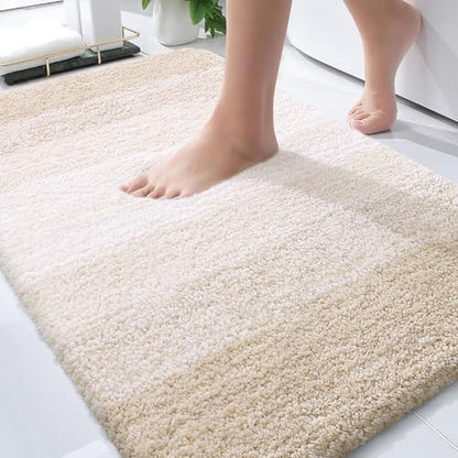 OLANLY Bathroom Rugs Mat 30x20, Extra Soft Absorbent Microfiber Bath Rugs