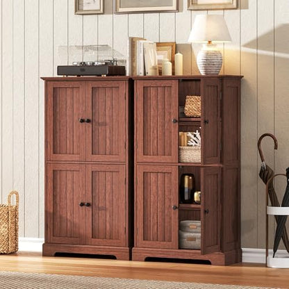 ChooChoo Bathroom Floor Cabinet with Adjustable Shelves