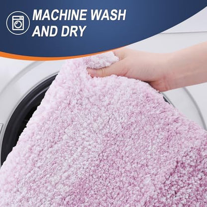 OLANLY Bathroom Runner Rug 40x24, Extra Soft Absorbent Microfiber Bath Rugs