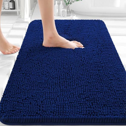 OLANLY Bathroom Rugs 30x20, Extra Soft Absorbent Chenille Bath Rugs