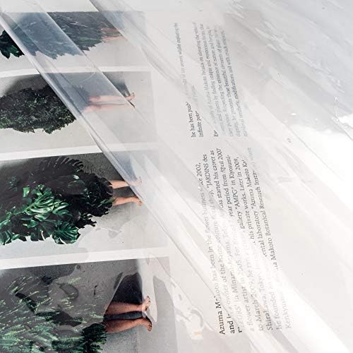 EurCross 72 x 96 inch Extra Long Clear Shower Curtain Liner with 5 Magnets, 9G PVC Free Thick EVA Shower Liner, Heavy Duty Weighted Clear Shower Curtain for Bathroom 96 inch Length
