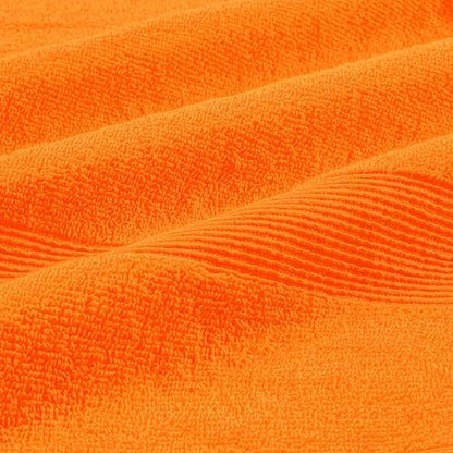 Belizzi Home 4 Pack Bath Towel Set 27x54, 100% Ring Spun Cotton, Ultra Soft Highly Absorbent Machine Washable Hotel Spa Quality Bath Towels for Bathroom, 4 Bath Towels - Orange