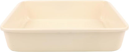 David Burke 9" Square Bake Pan, Carbon Steel, Non-Stick, PFTE & PFOA Free, Oven Safe – Cream