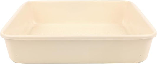 David Burke 9" Square Bake Pan, Carbon Steel, Non-Stick, PFTE & PFOA Free, Oven Safe – Cream