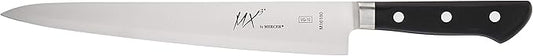 Mercer Culinary MX3 Premium San Mai VG-10 Steel Core Blade Sujihiki Knife, 240mm 9.5 Inch,Black
