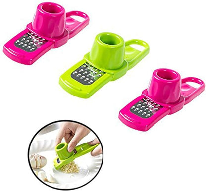 Ximimark 3 Pcs Mini Ginger Garlic Grinding Planer Slicer Multi Functional Cutter Tool