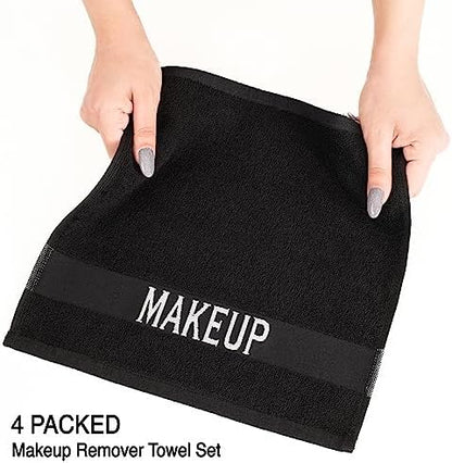 American Soft Linen 100% Cotton Luxury Turkish Towels, Makeup Remover Set