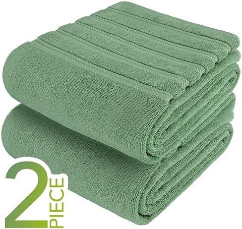 American Soft Linen 100% Cotton Luxury Turkish Towels, 2PC 35x70 Bath Sheet