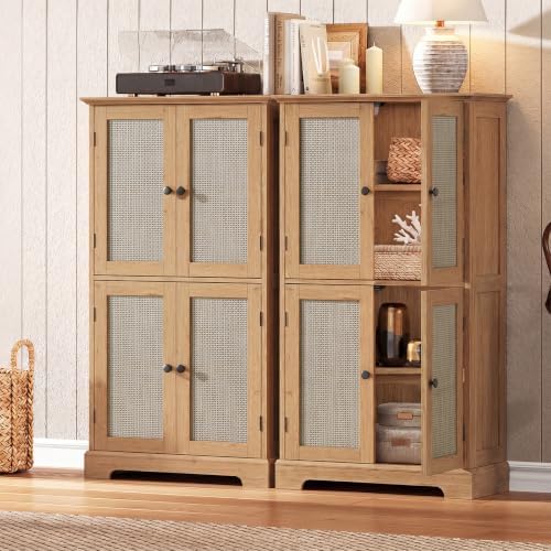 ChooChoo Bathroom Floor Cabinet with Adjustable Shelves