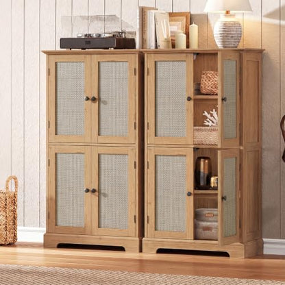 ChooChoo Bathroom Floor Cabinet with Adjustable Shelves