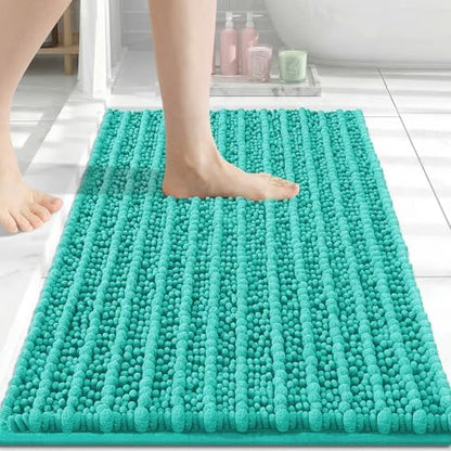 Arotive Bathroom Rugs Mat 30x17, Soft Absorbent Chenille Shaggy Bath Mat