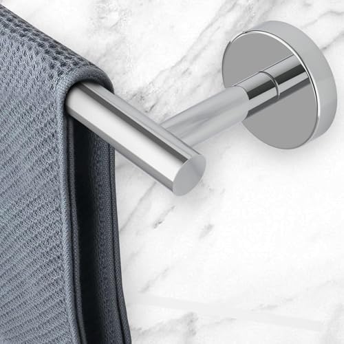 Newfun 10-Pieces Polished Chrome Bathroom Hardware Set 24 Inch