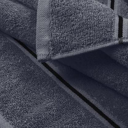 MyOwn Ultra Soft 4 Pack Oversized Bath Towel Set 27x54 inches, 100% Cotton Bath Towels, Highly Absorbant Compact Quickdry & Lightweight Towel, Ideal for Gym Travel Camp Pool - Charcoal Grey