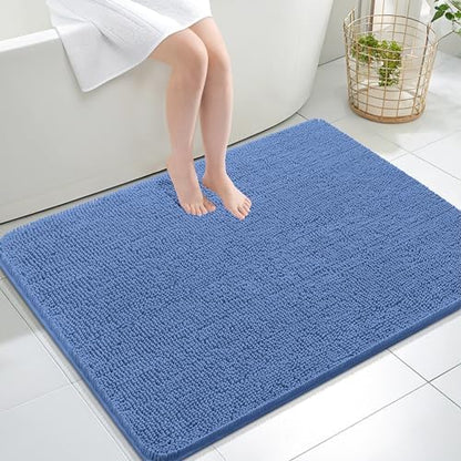 OLANLY Large Bathroom Rugs 40x32, Extra Soft Absorbent Chenille Bath Rugs