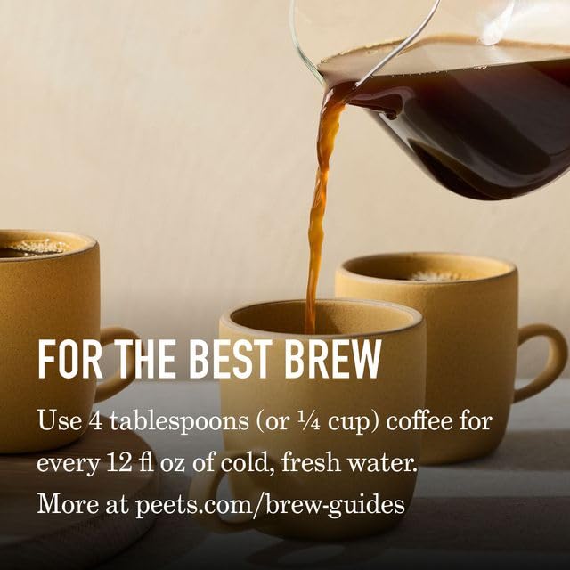 Peet's Coffee, Medium Roast Ground Coffee, 100% Arabica-Coffee - Off the Grid Blend 10.5 Ounce Bag (Pack of 3)