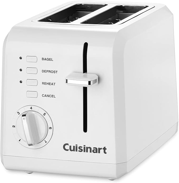 Cuisinart CPT-120 Compact Cool-Touch 2-Slice Toaster, White