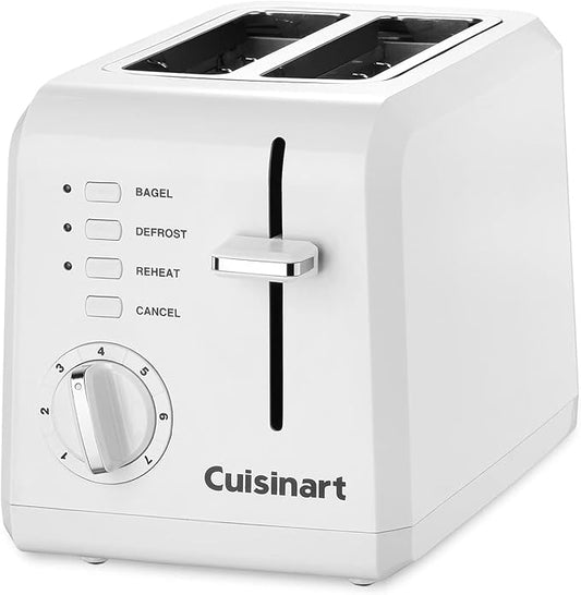 Cuisinart CPT-120 Compact Cool-Touch 2-Slice Toaster, White
