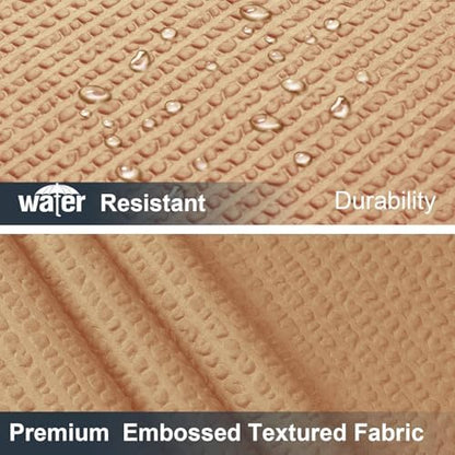 OWENIE Coral Stall Shower Curtain for Bathroom, 3D Embossed Textured Fabric Small Shower Curtain for Narrow Stall Size, Machine Washable Water Resistance, Hotel Style, 36" W x 72" L, Coral