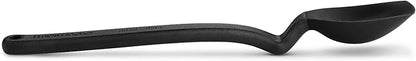 Dreamfarm Mini Supoon Non-Stick Sit-Up Silicone Scraping Cooking Spoon, Jar Scraper Measures 5ml Tsp - 8" Black